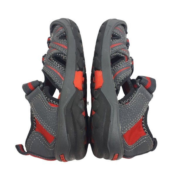 MERRELL Hydro Water Sandal Gray & Red Toddler Boys Size 11 M - Picture 7 of 12